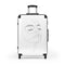 Chic Minimalist FaceInspired Suitcase | Bags | Accessories, Bags, Travel, Travel Accessories | Prints with Passion