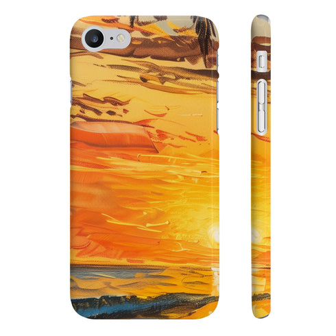 Boracay Sunset Dreams Slim iPhone 7 Plus Glossy Phone Case