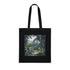 Black cotton Congo Rainforest Canopy Tote Bag: nature-inspired, high-quality, stylish, versatile.