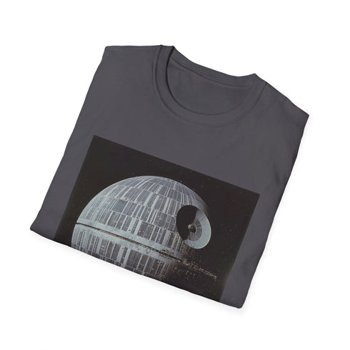 Star Wars Death Star Charcoal T-Shirt Regular Fit Unisex Men Women