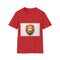 Geometric Prism Lion Head Abstract Graphic Unisex Softstyle T-Shirt - View 2 | Prints With Passion