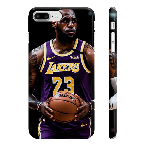 LeBron Legacy Phone Case Glossy Slim for iPhone 7 Plus & 8 Plus