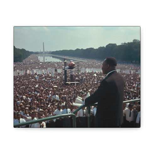Martin Luther Canvas Print featuring I Have a Dream speech.