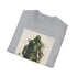 Charcoal crew neck T-shirt with iconic Doctor Doom graphic in summer fit