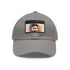 White cotton baseball cap with Lionel Messi player logo.