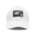 Stylish White Aussie Pride Baseball Cap with Australia flag design.