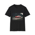 Charcoal cotton T-shirt with vibrant Ferrari racing graphic