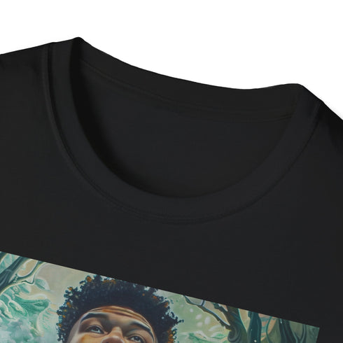 Reigning MVP Giannis portrait tee, charcoal S regular fit summer pick.