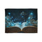 Book Pages Turning into Constellations Plush Fleece Throw Blanket
