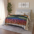 Binary Tree with Rainbow Roots Plush Fleece Throw Blanket