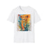 Charcoal cotton T-shirt with young Simba graphic in relaxed regular fit