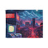 Pixel Perfect Blanket: Retro 8-Bit Gaming Design Indoor Comfort Sleep Rest