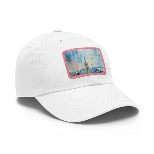 Empire Skyline Splendor Cap in White with Light Brown Patch