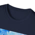 Charcoal Empire State Building Watercolor T-shirt, S: Cotton, Crew Neck