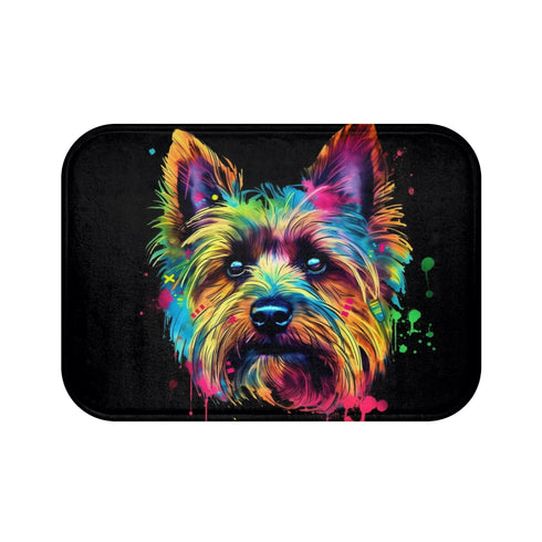 Yorkie Love Bath Mat