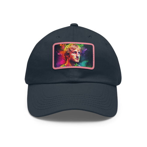 Logan Paul Unisex Hat Rectangle White Light Brown Cotton Vegan