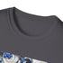 Porcelain Blue Blossom Tee: Cotton crew neck t-shirt, DTG, regular fit.