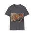 Chewbacca watercolor tee in charcoal, cotton, regular fit.
