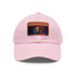 George Michael Neon Dreams Watercolor Baseball Cap White Light Brown Unisex