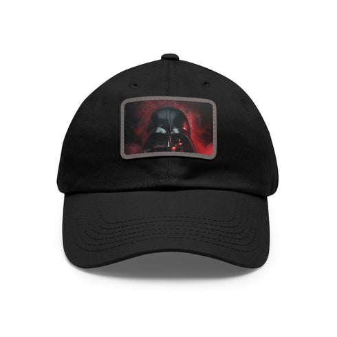 Dark Side Dominator Baseball Cap in White with Light Brown Patch