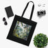 Heart of the Congo Tote Bag, Black Cotton DTG Tote Designed carry spirit Congo.