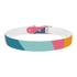 Vibrant Retro Waves Dog Collar