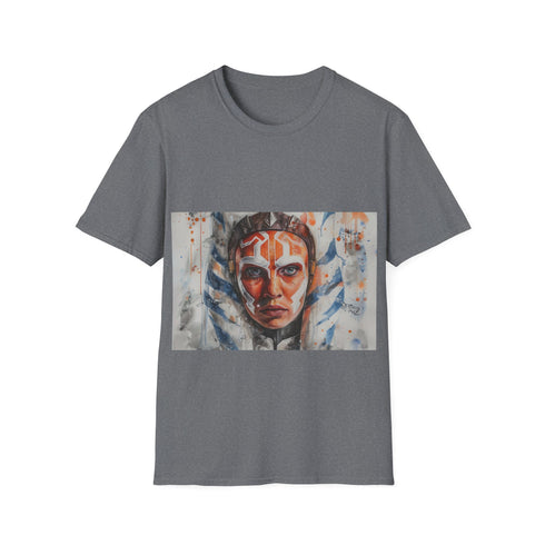 Forcewielding Ahsoka Tee in Charcoal, Cotton Crew Neck T-Shirt