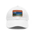 Aitutaki Paradise Cap in White with Light Brown Patch.