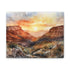 Red Rocks and Rugged Peaks Canvas: Utah Desert Pearl Majesty 8x10 1.25"