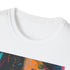 Charcoal cotton T-shirt featuring a vibrant Kylie Jenner portrait with crew neck
