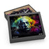 Neon Einstein jigsaw puzzle with vibrant watercolor portrait (120 pcs)