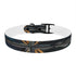 Artisan Tiles Dog Collar in Black Onyx for Stylish Dogs