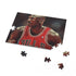Jordan Bulls Jigsaw Puzzle featuring Michael Jordan in Chicago Bulls jersey
