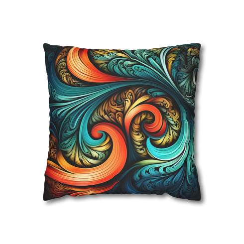 Fractal Fusion Pillowcase | Pillow Cases | All Over Print, AOP, Bed, Bedding, Home & Living, Indoor, Pillow Case, Pillow Covers, Pillows & Covers, Sublimation | Prints with Passion