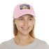 Eiffel Tower watercolor baseball cap with vibrant design and Parisian charm.
