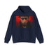 World Is Yours Canvas Hoodie in Navy, Regular Fit, Scarface Design