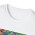 Charcoal tropical parrot graphic t-shirt featuring vibrant colors and regular fit