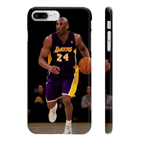 Slim Glossy Mamba Mentality iPhone 7/8 Plus Phone Case.