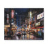 Tokyo Nightscape Canvas Print: Electric City, Glittering Skyscrapers, Neon Lights