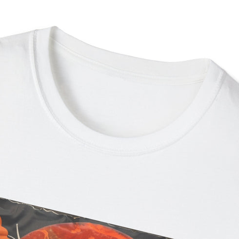 Majestic Japanese Dragon Flight Tee in Charcoal, size S.