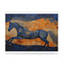 Abstract horse texture puzzle in 10x8 size with 120 pieces.