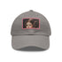 Galactic Princess Leia embroidered baseball cap in white with light brown patch.