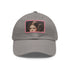 White baseball cap featuring embroidered Galactic Princess Leia design for Rebel fans.