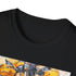 Charcoal cotton T-shirt with vibrant Bumblebee graphic showing loyalty and bravery