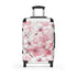 Black Cherry Blossom Dream Suitcase, Small Size for Stylish Travelers.