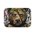 Vibrant Bape camo & floral fusion bath mat for stylish bathroom.