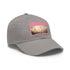 Cappadocia Dreamscape Baseball Cap - White & Light Brown Rectangle Hat.