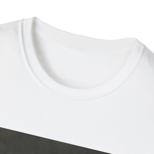 Charcoal cotton T-shirt with intricate Japanese dragon graphic