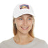 Eiffel Tower watercolor baseball cap with Parisian charm.