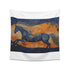 Abstract Horse Tapestry: Equine Essence, High-Quality Artwork for Home Decor